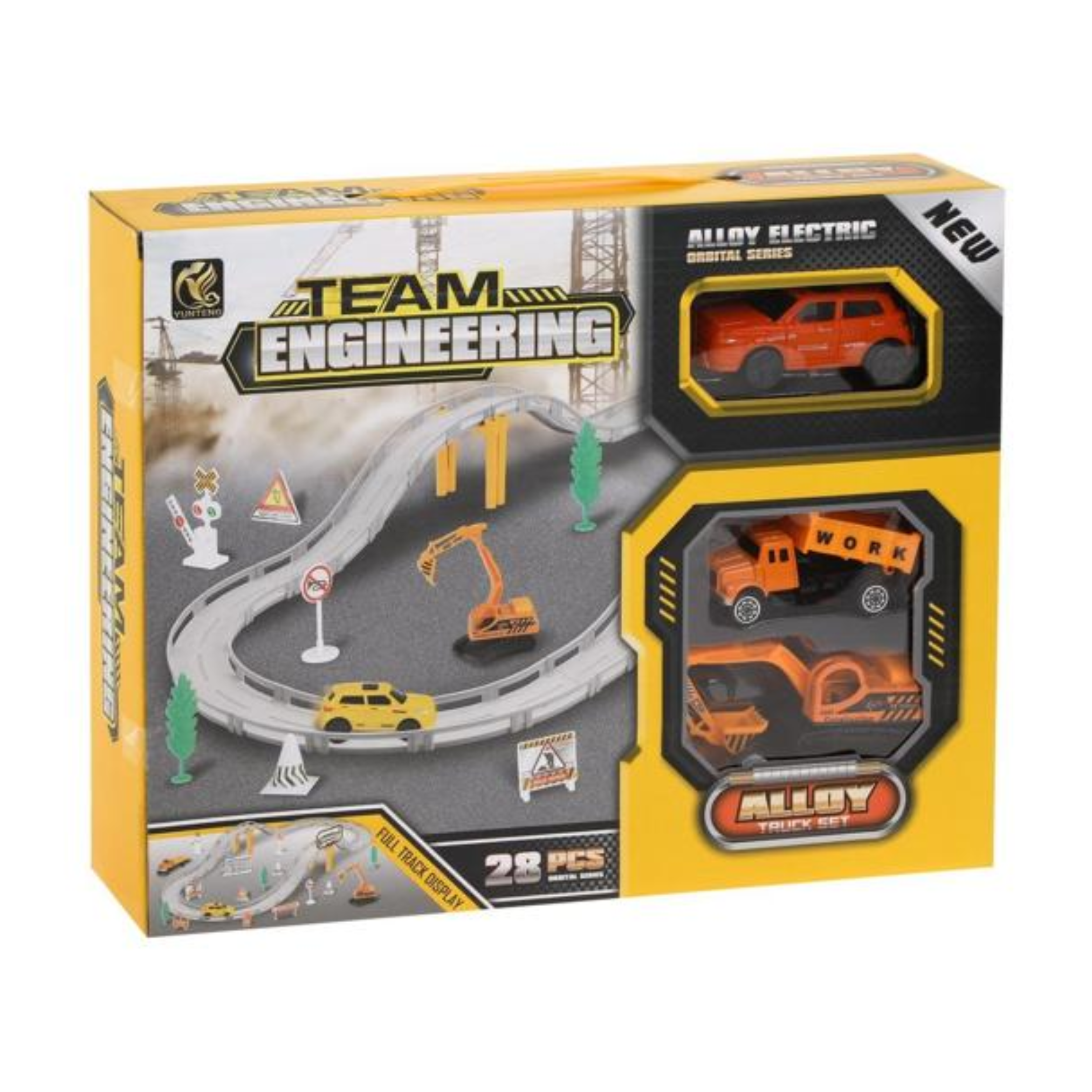 TEAM ENGINEERING ALLOY TRUCK DINKY 28PCS SET 696-3A