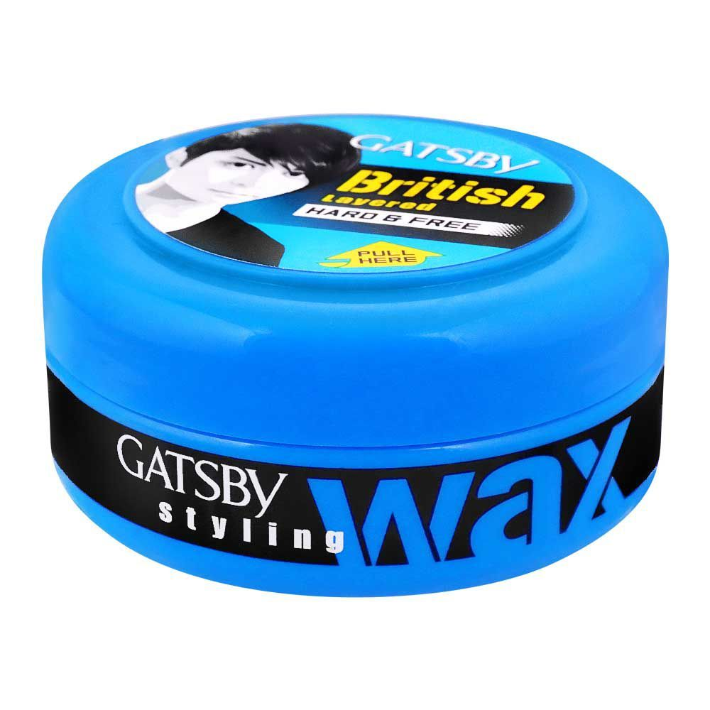 GATSBY HAIR WAX BRITISH LAYERED HARD & FREE 75GM