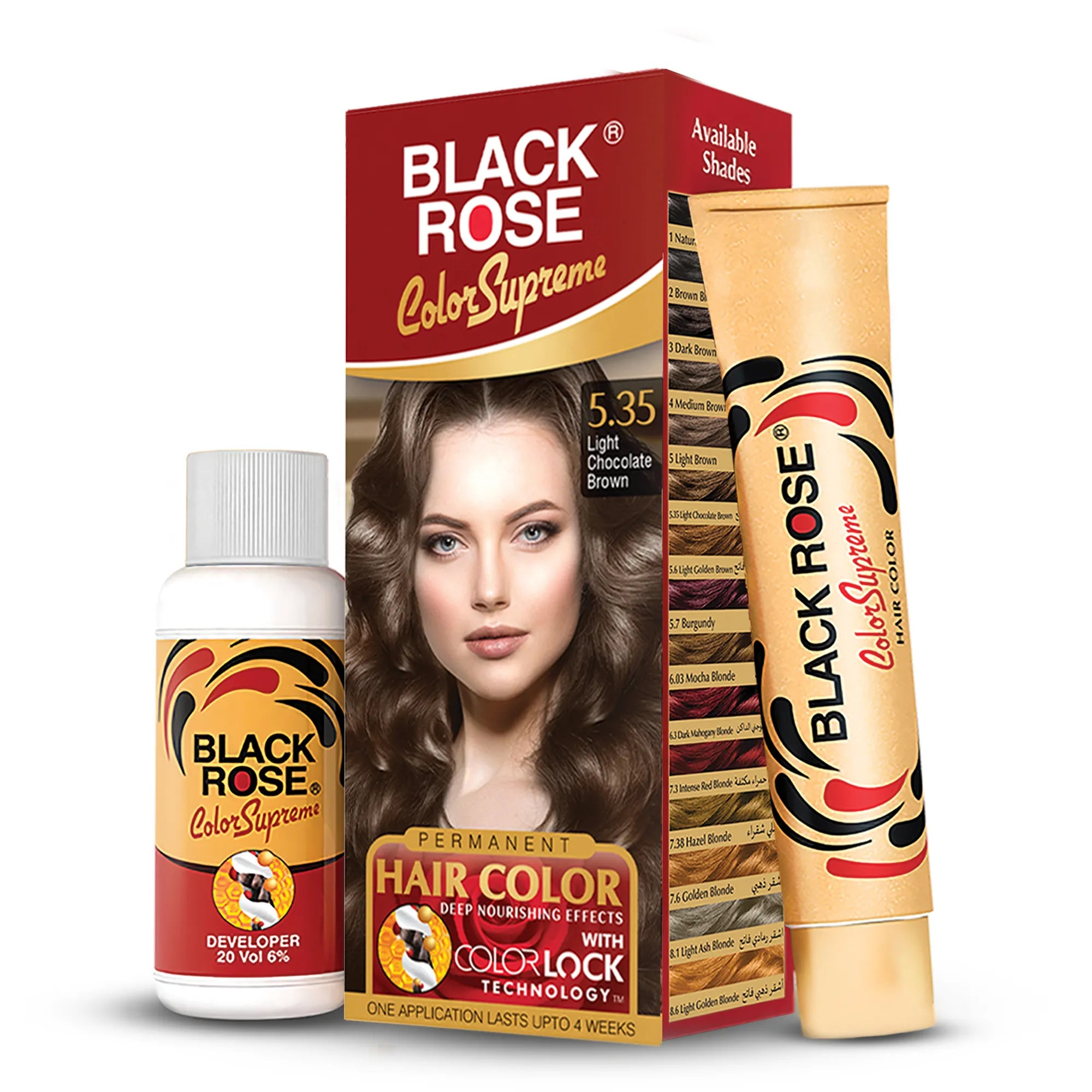 BLACK ROSE COLOR SUPREME LIGHT CHOCOLATE BROWN 5.35