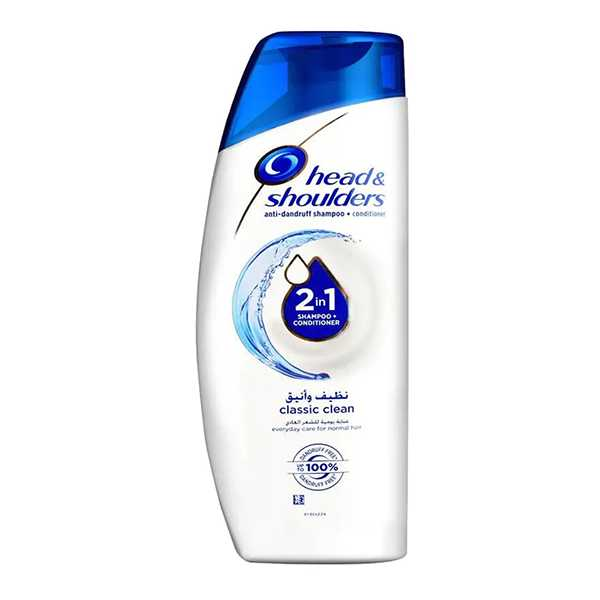 HEAD & SHOULDERS CLASSIC CLEAN SHAMPOO+CONDITIONER 190ML