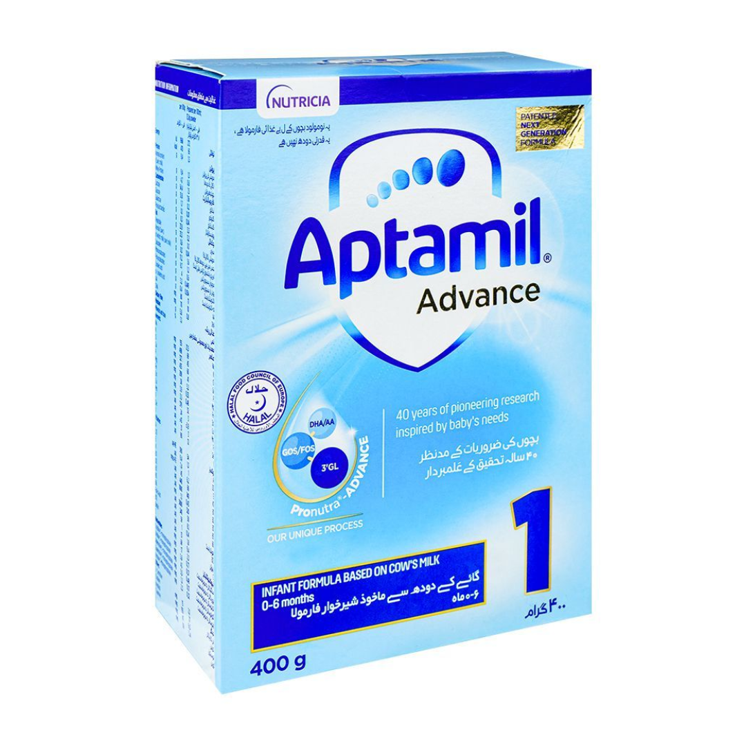 APTAMIL ADVANCE NO.1 INFANT FORMULA O-6 MONTHS 400G