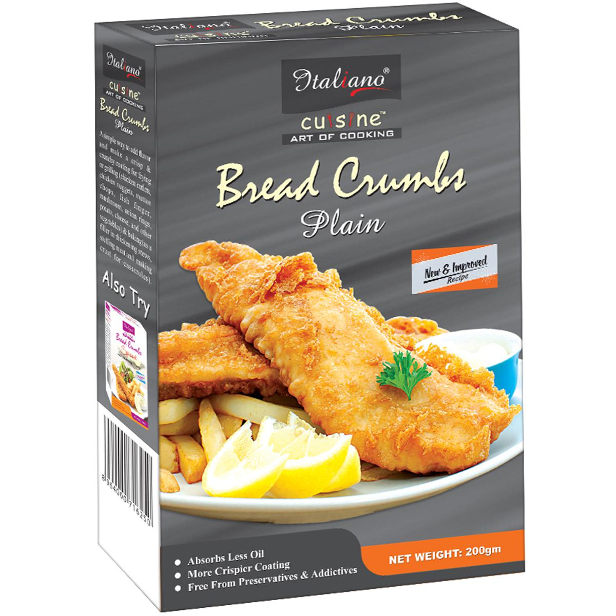 ITALIANO BREAD CRUMBS PLAIN 200GM