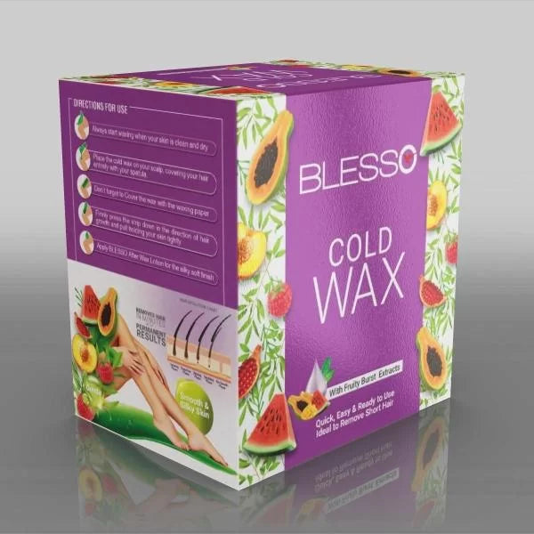 BLESSO COLD WAX WITH FRUITY EXTRACT 125GM