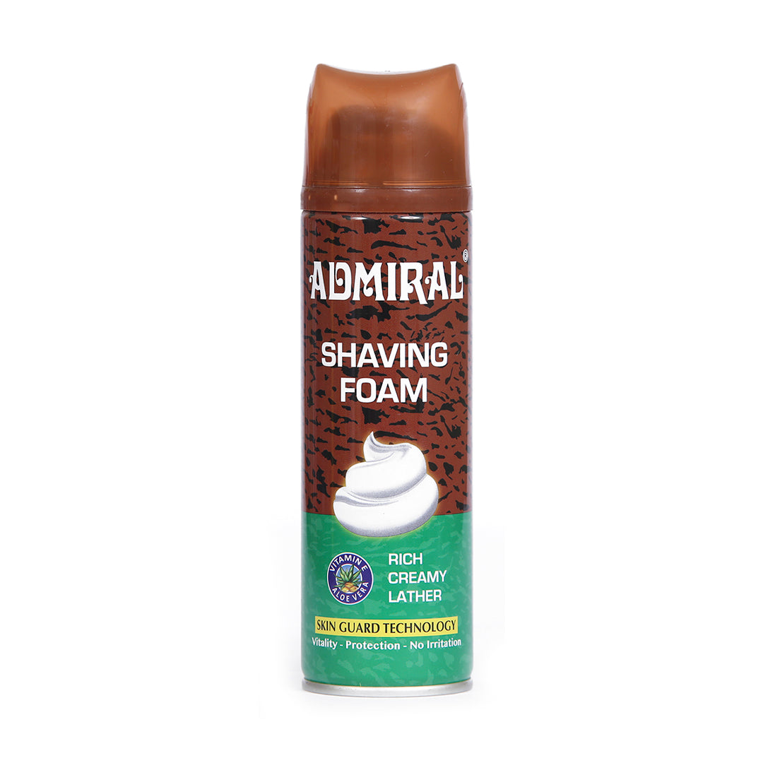 ADMIRAL SHAVING FOAM RICH CREAMY LATHER 250ML