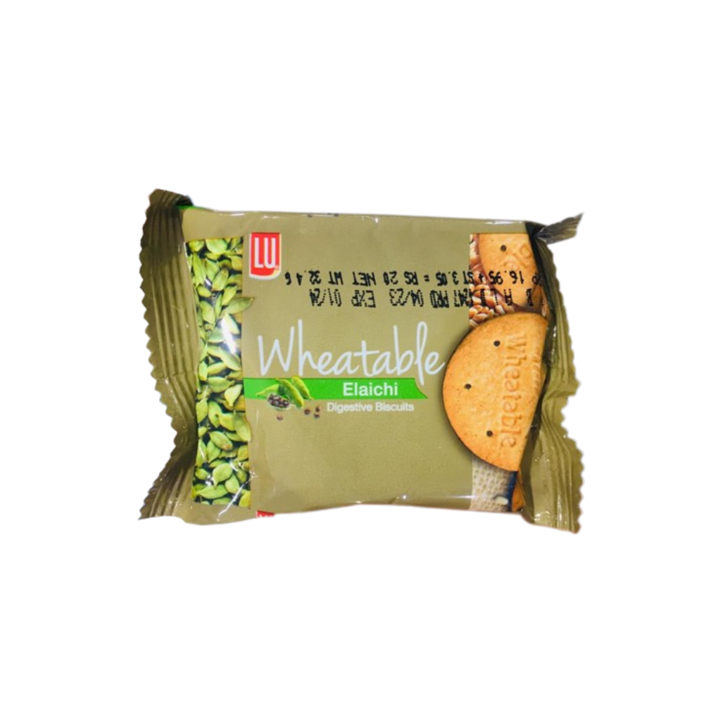 LU WHEATABLE ELAICHI DIGESTIVE BISCUITS 21GM