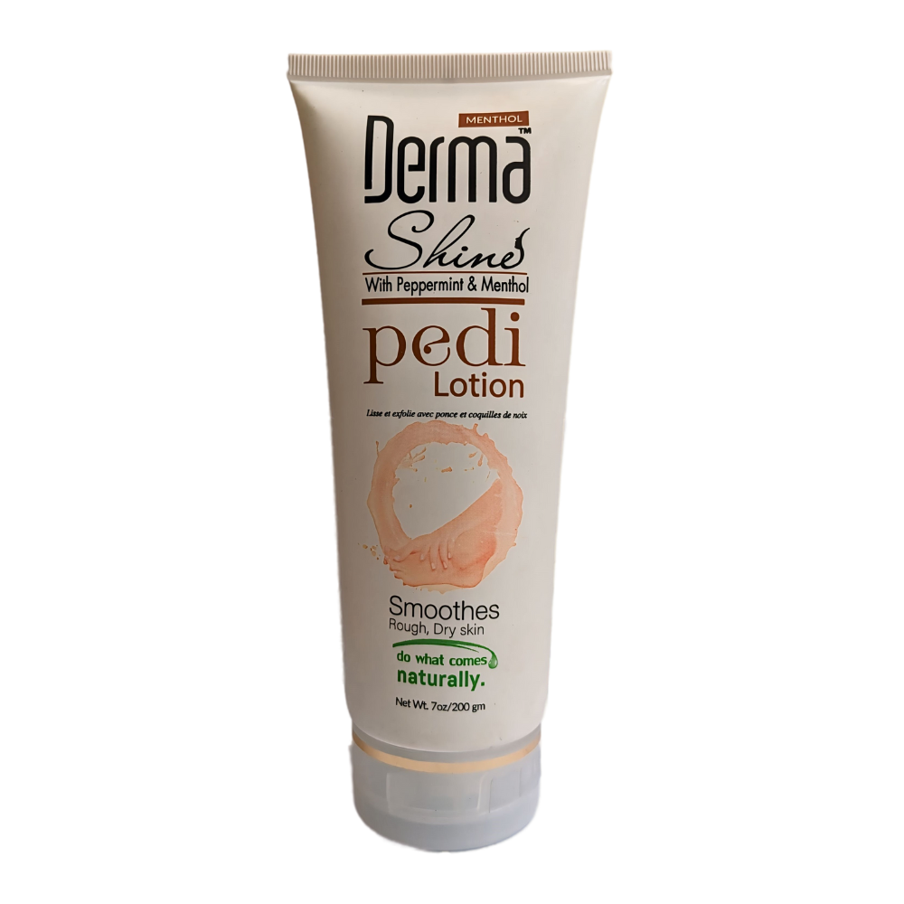 DERMA SHINE PEDI  LOTION SCRUB WITH PAPPERMINT & MENTHOL 200GM