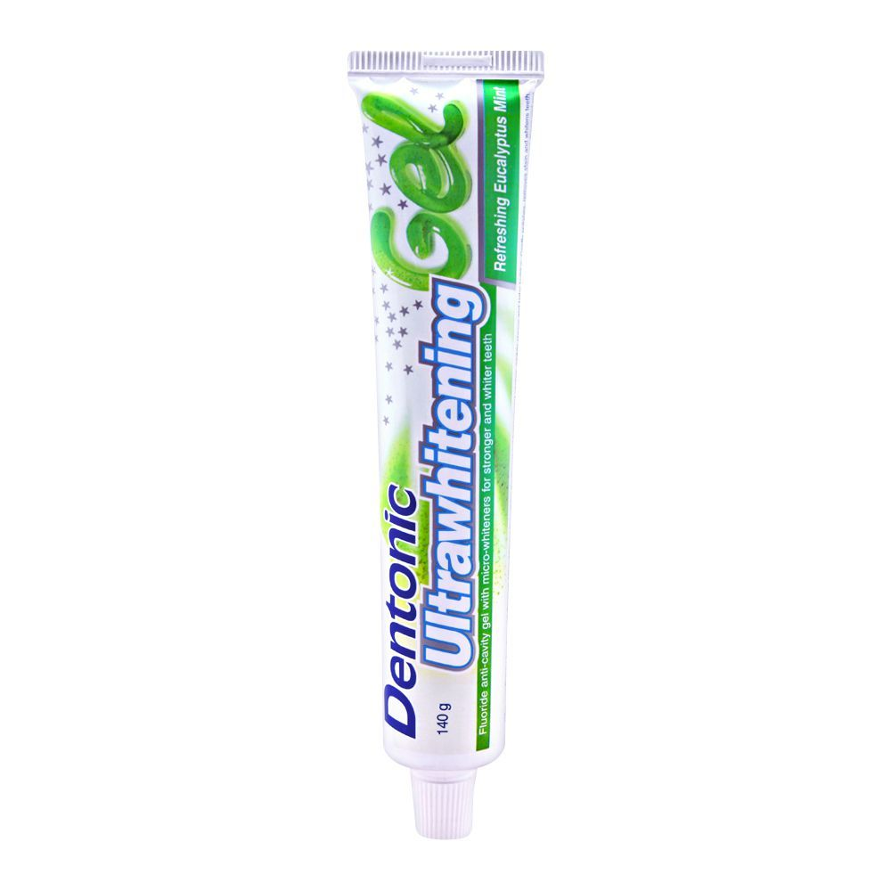 DENTONIC ULTRAWHITENING GEL REFRESHING EUCALYPTUS MINT GEL 140GM.