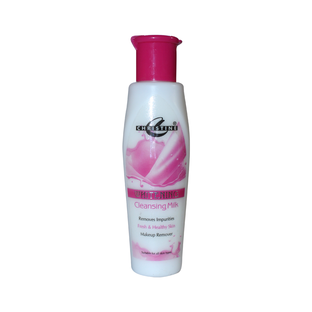 CHRISTINE WHITENING CLEANSING MILK REMOVER 180GM