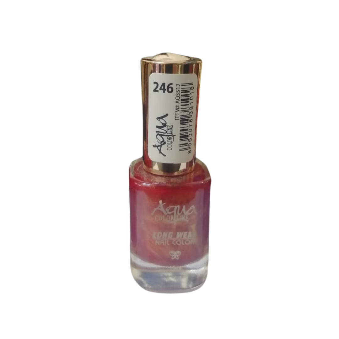 AQUA COLORLINE LONG WEAR NAIL POLLISH 15ML NO. 246