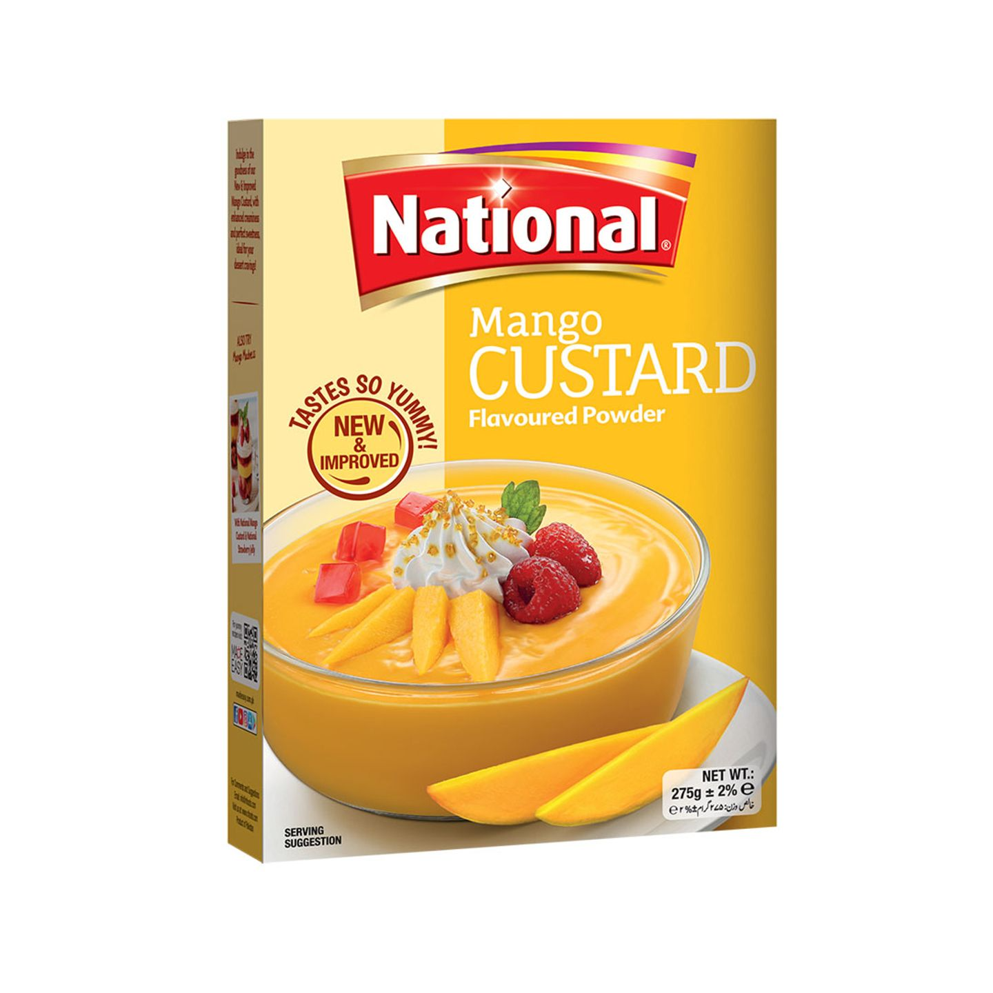 NATIONAL MANGO CUSTERD POWDER 275GM