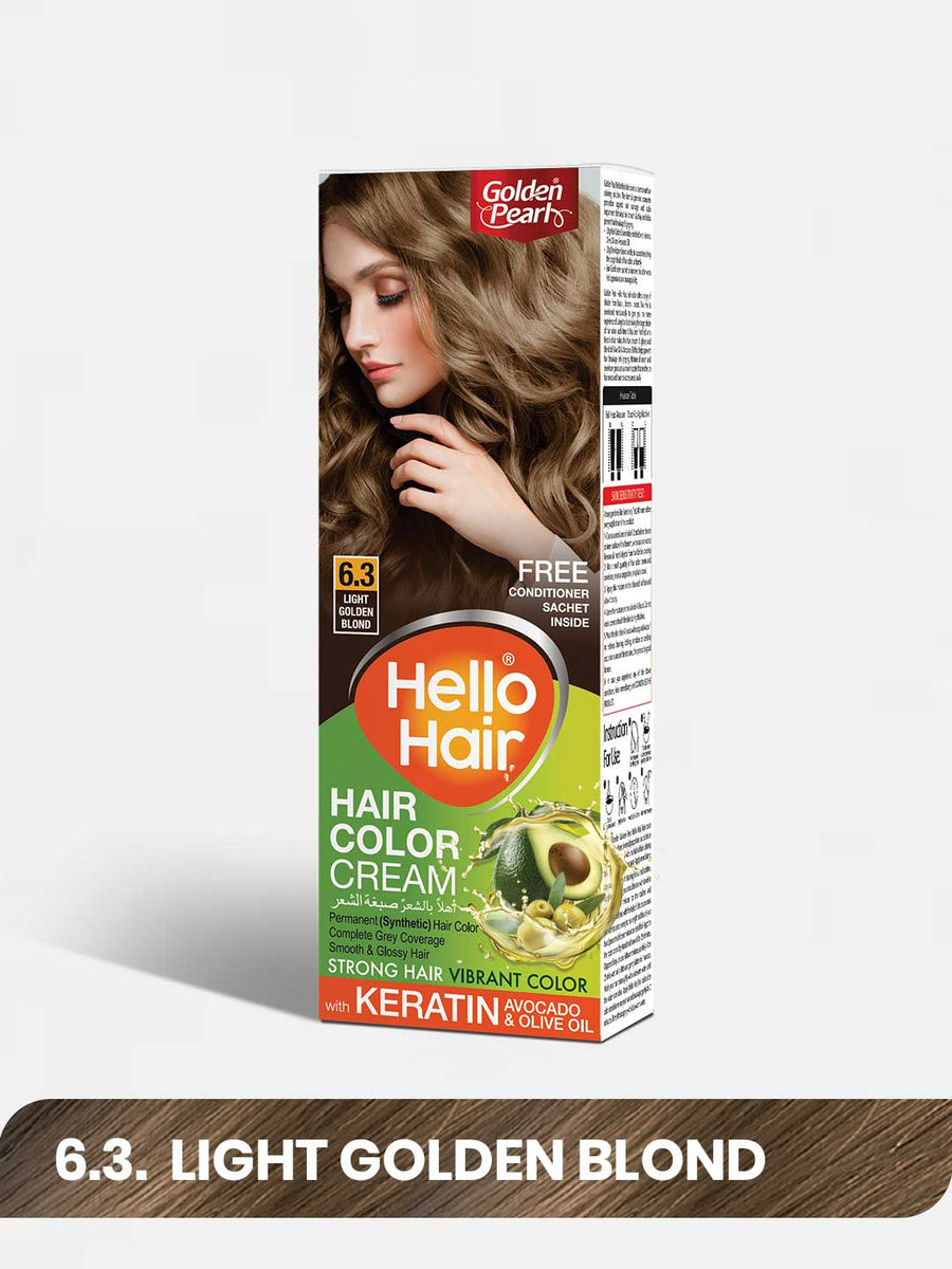 HELLO HAIR COLOR CREAM LIGHT GOLDEN BLOND 6.3