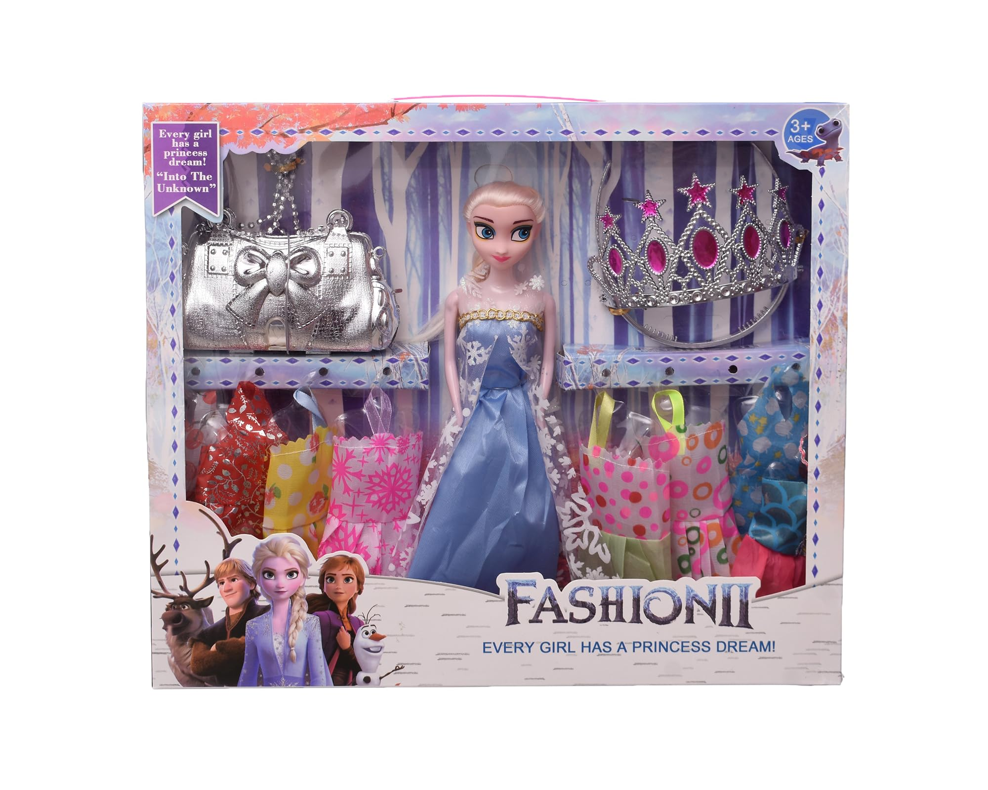 FROZEN BARBIE DOLL SET YBO36