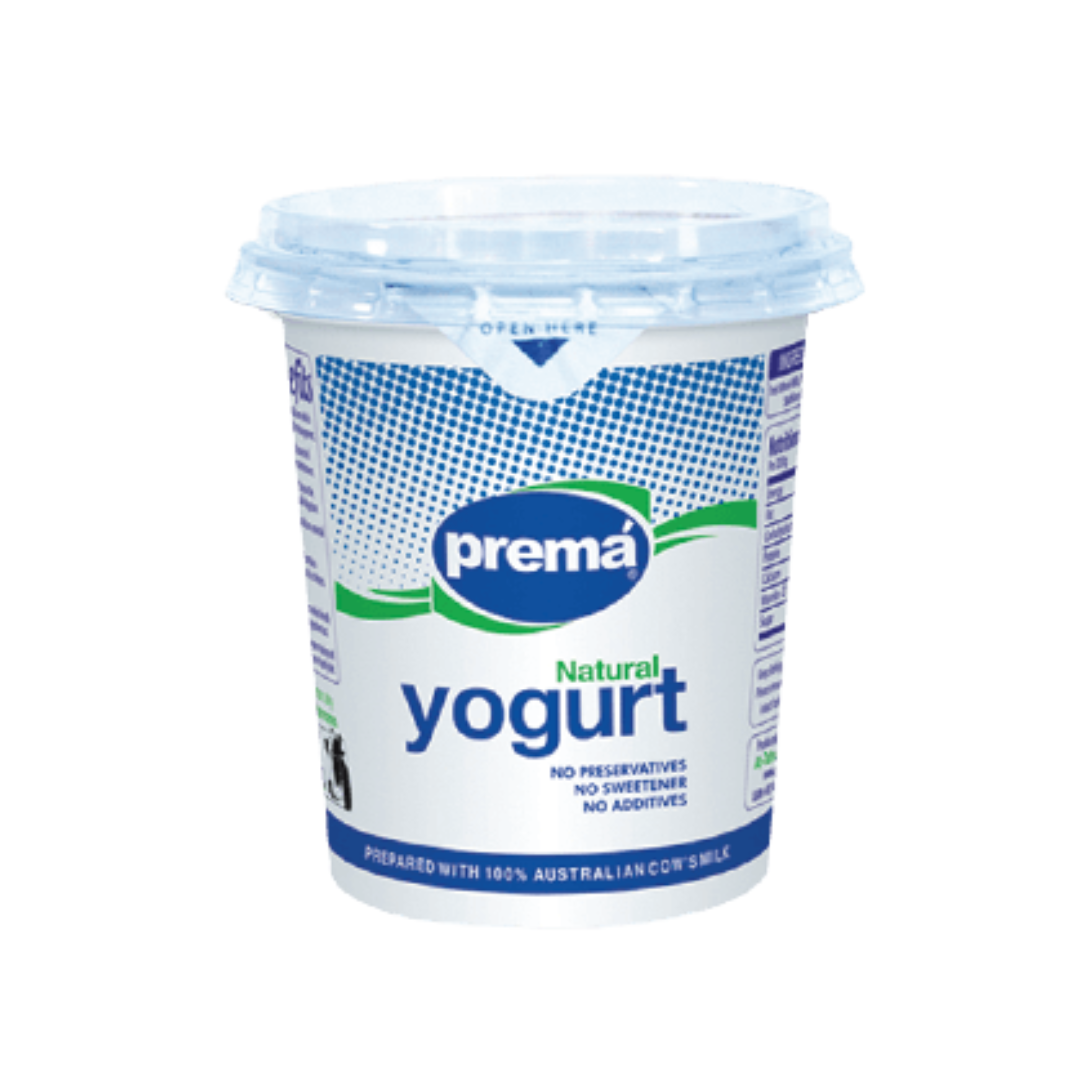 PREMA YOGURT NATURAL 375GM