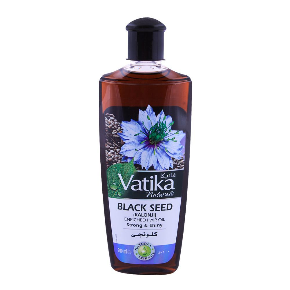 VATIKA BLACK SEED ENRICHED HAIR OIL STRONG & SHINY 200ML