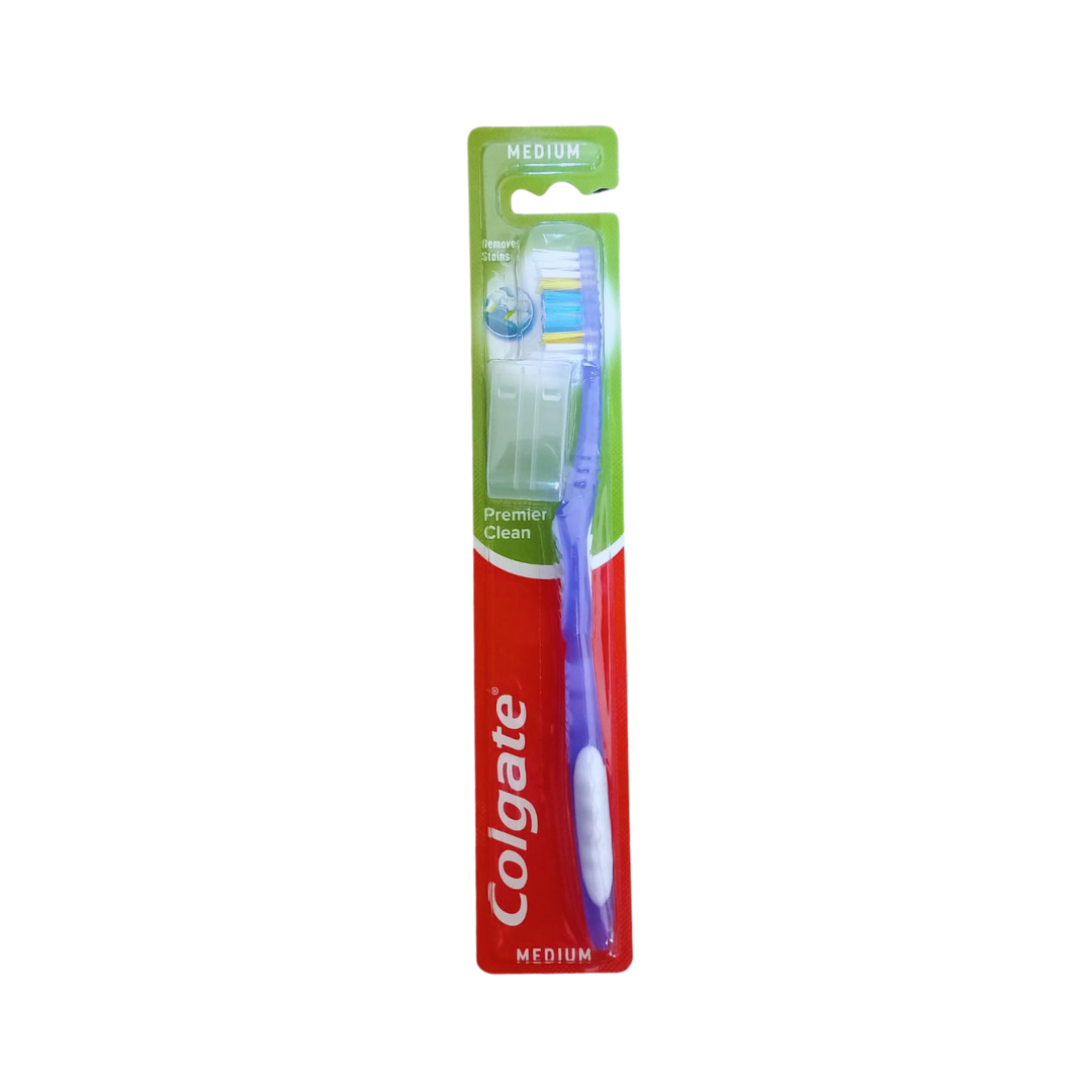 COLGATE TOOTHBRUSH PREMIER CLEAN MEDIUM 1PC