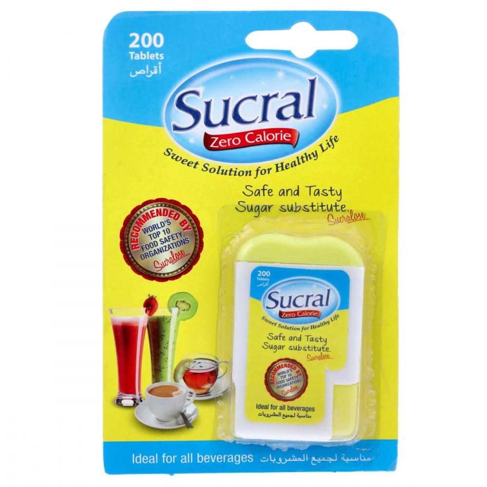 SUCRAL ZERO CALORIE SWEETENER 200 TABLETS