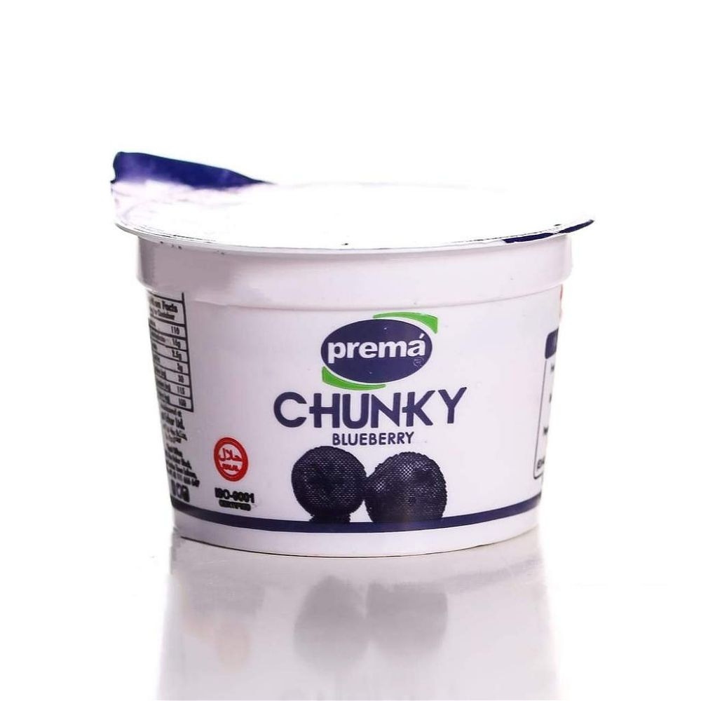 PREMA YOGURT CHUNKY BLUEBERRY 90GM