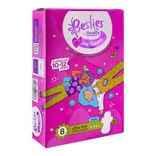 BUTTERFLY BREATHABLES BESTIES FOR TWEENS ULTRA THIN REGULAR 8PCS