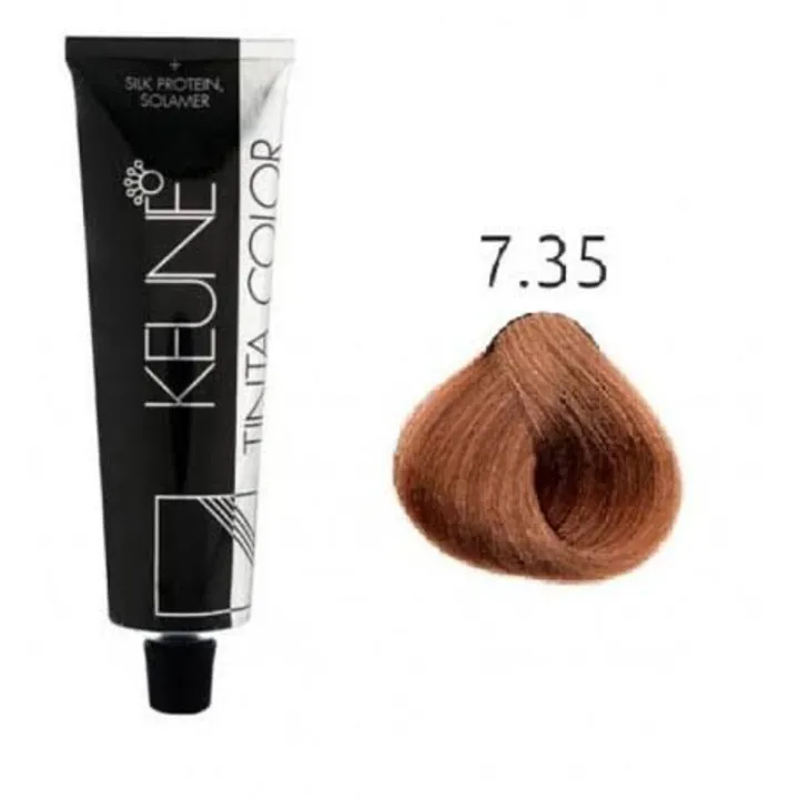 KEUNE TINTA HAIR COLOR MEDIUM GOLDEN MOHOGNY, 60ML.