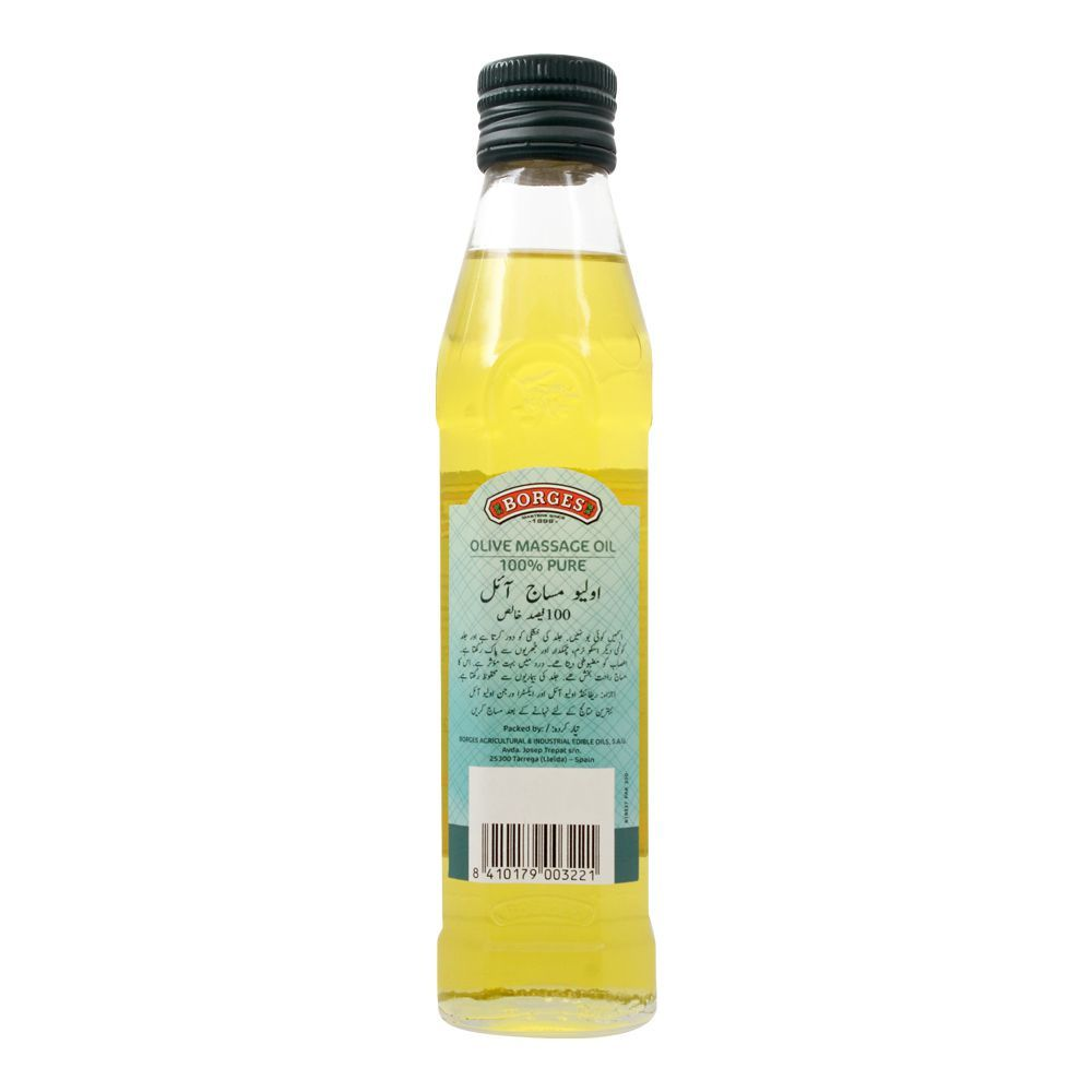 BORGES MASSAGE OLIVE OIL BOTTLE 250ML