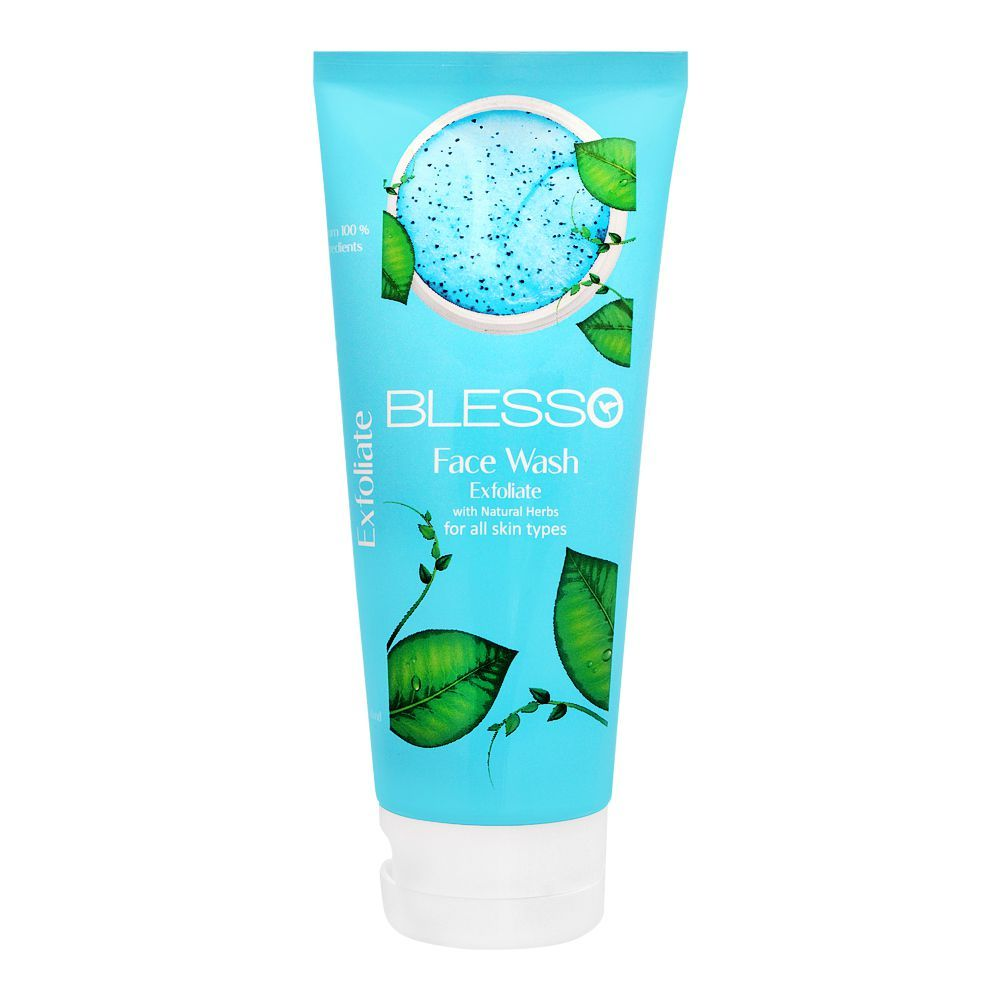 BLESSO FACE WASH EXFOLIATE 150ML