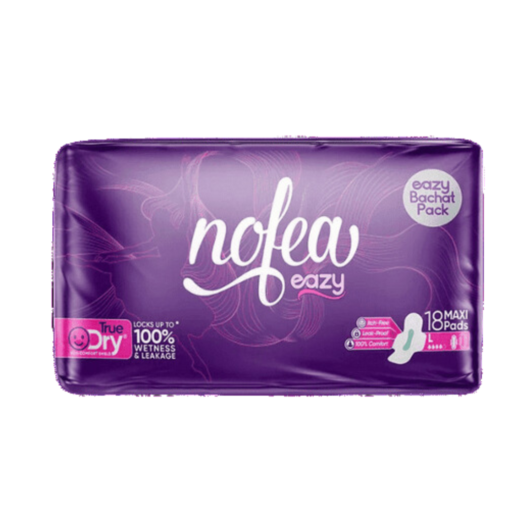 NOFEA EAZY MAXI PADS 18L,TRUE DRY