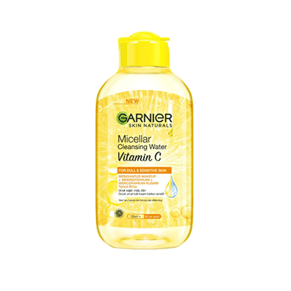 GARNIER MAKEUP REMOVER MICELLAR CLEANSING WATER VITAMIN C 125ML