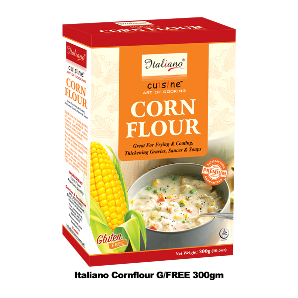 ITALIANO CORN FLOUR GLUTEN FREE 300GM