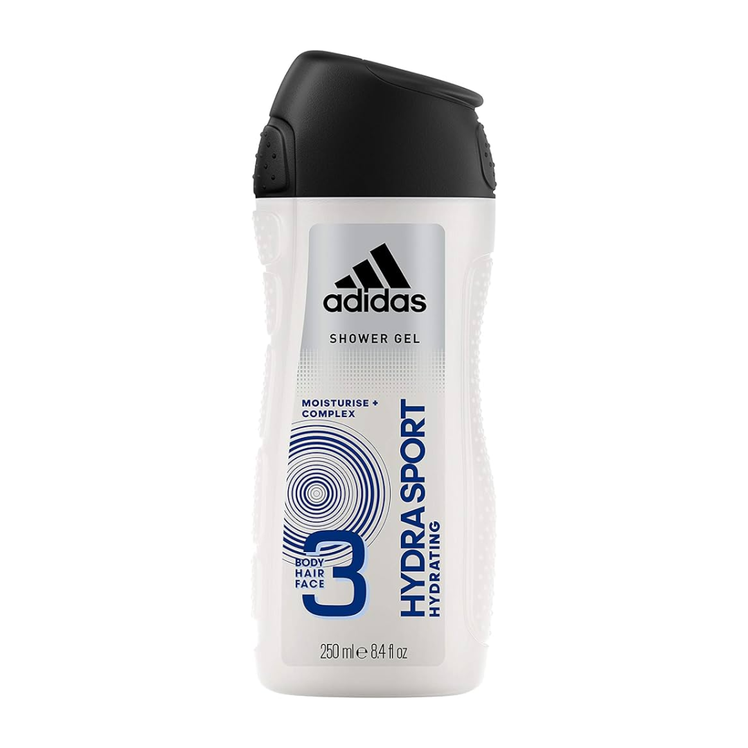 ADIDAS SHOWER GEL HYDRA SPORT MOISTURISE COMPLEX 3IN1 250ML