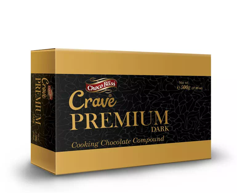 YUNGS CHOCO BLISS CRAVE PREMIUM DARK COOKING CHOCLATE COMPOUND 500GM