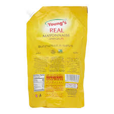 YOUNGS REAL MAYONNAISE POUCH 900ML