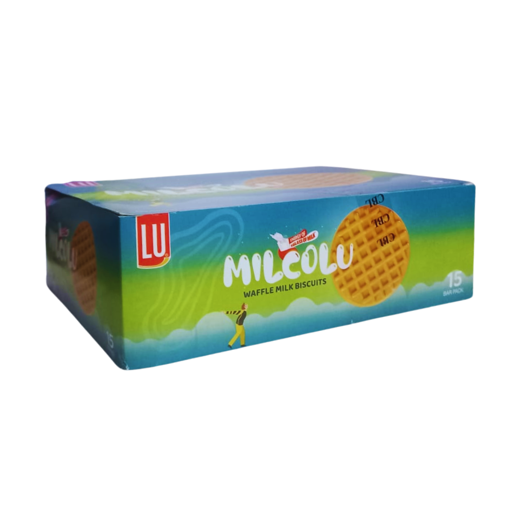 LU MILCOLU WAFFLE MILK BISCUIT 20GM 15PCS BOX