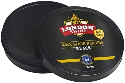 LONDON SHOE WAX POLISH BLACK 100ML