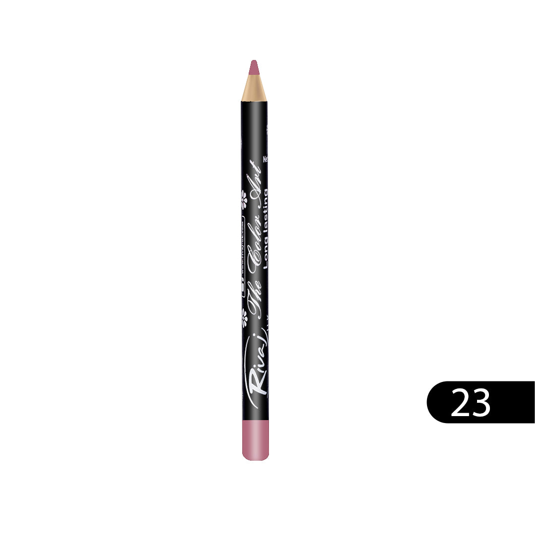 RIVAJ THE COLOR ART WATERPROOF LIP & EYE PENCIL 23 PINK