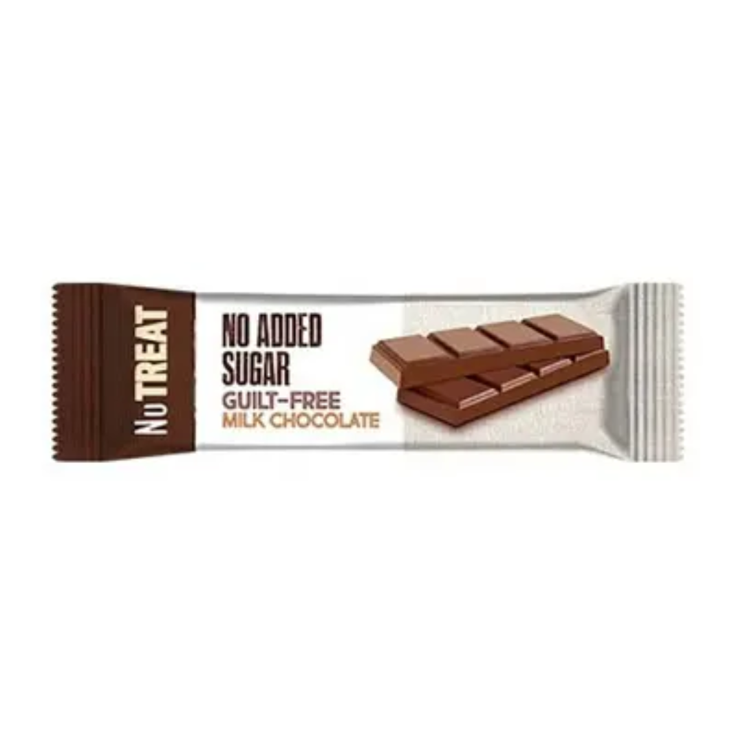 NU TREAT NO ADDED SUGAR GUILT-FREE MILK CHOCOLATE 40GM