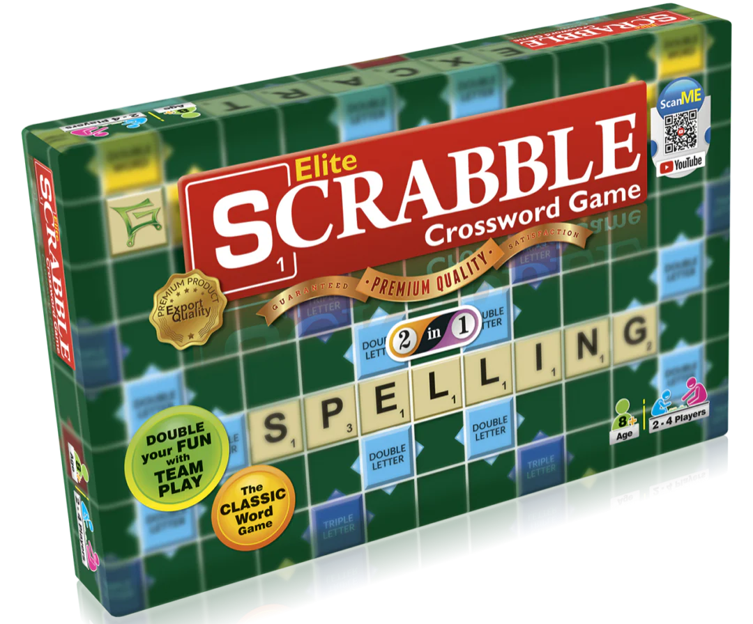 ELITE SCRABBLE CROSSWORD GAME 2 IN 1