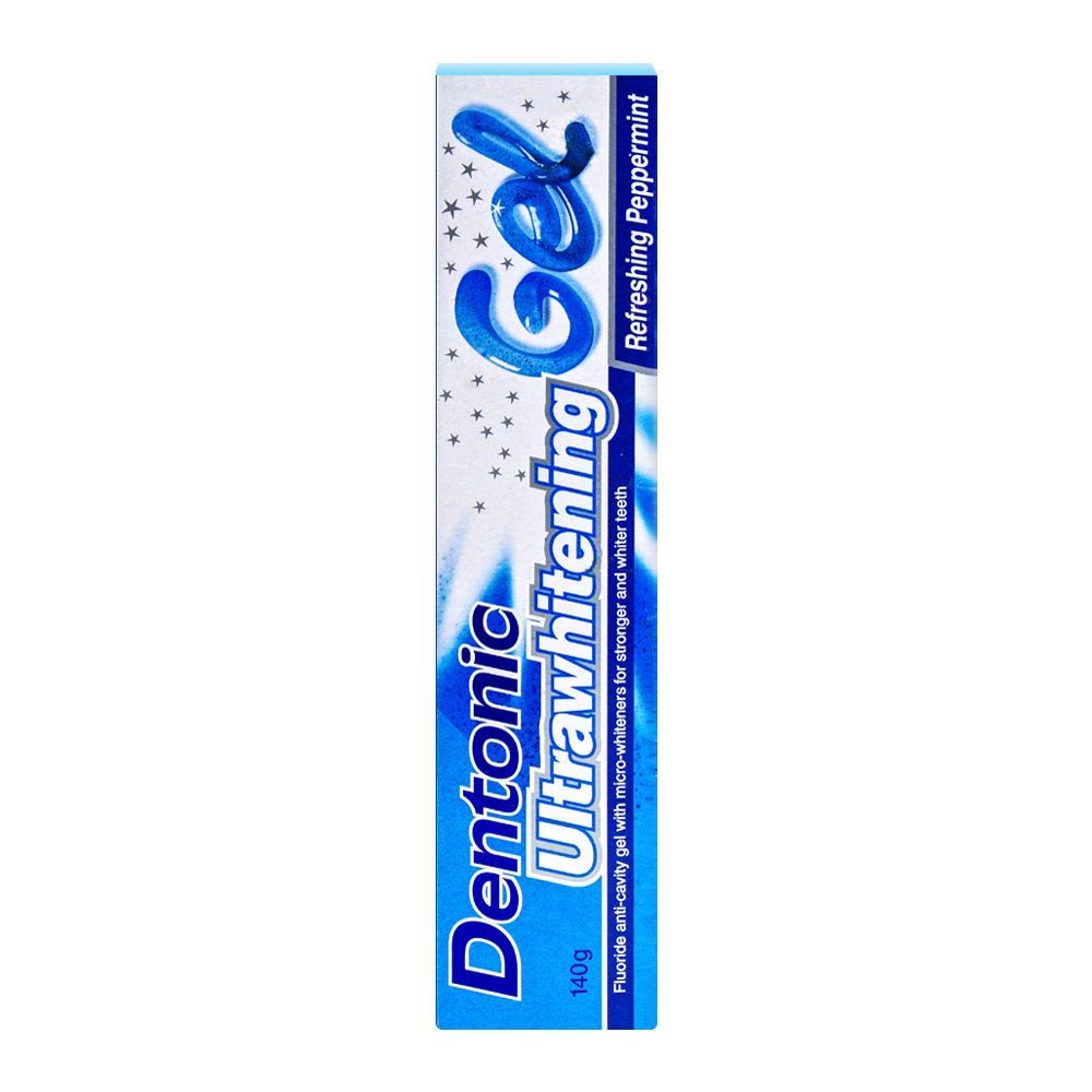 DENTONIC ULTRAWHITENING GEL REFRESHING PEPPERMINT GEL 140GM.