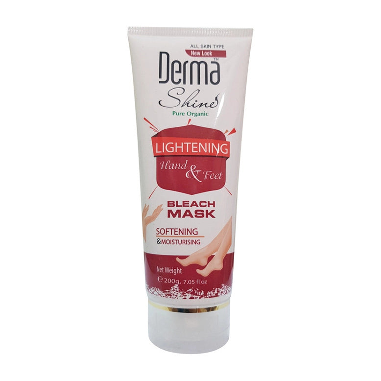 DERMA SHINE LIGHTENING BLEACH & MASK HAND & FEET 200GM