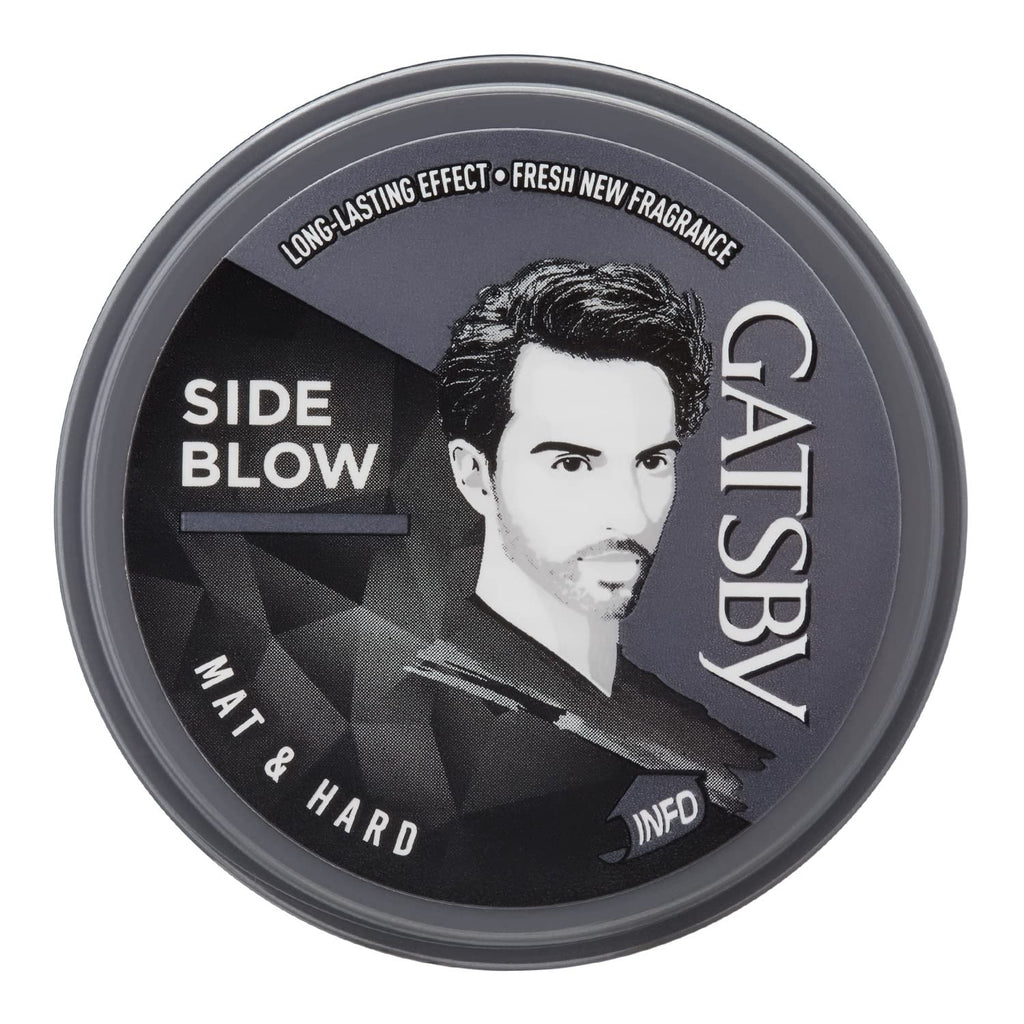 GATSBY HAIR WAX SIDE BLOW MAT & HARD 75GM