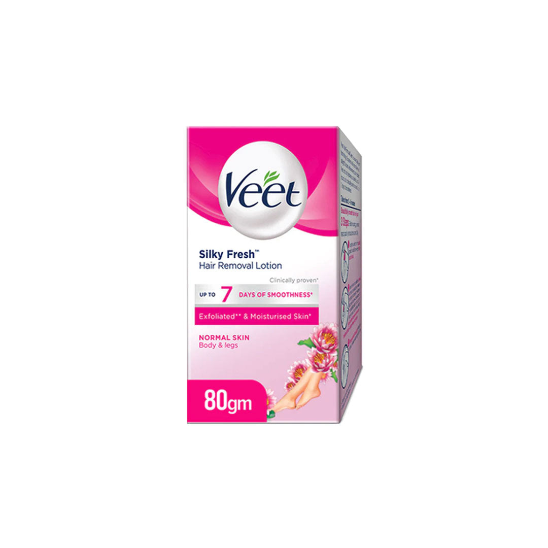 VEET SILKY FRESH HAIR REMOVAL LOTION NORMAL SKIN 80GM