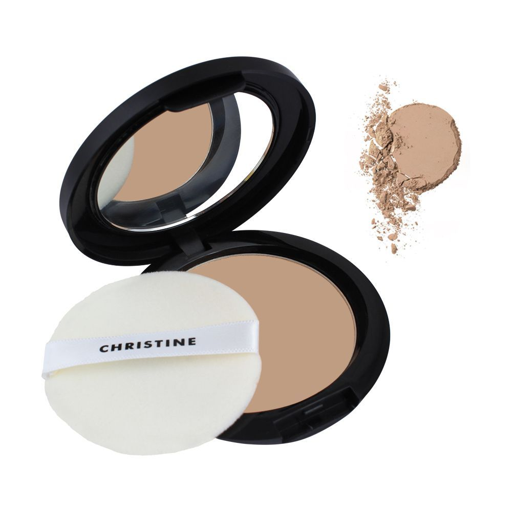 CHRISTINE FRAGRANCE COMPACT POWDER, ACTIVE FADE FAIR 904