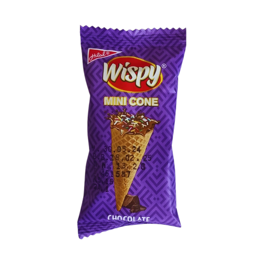 HILAL WISPY MINI CONE CHOCOLATE 13GM