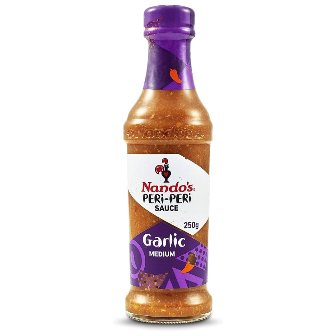 NANDOS PERI-PERI SAUCE GARLIC MEDIUM 250GM