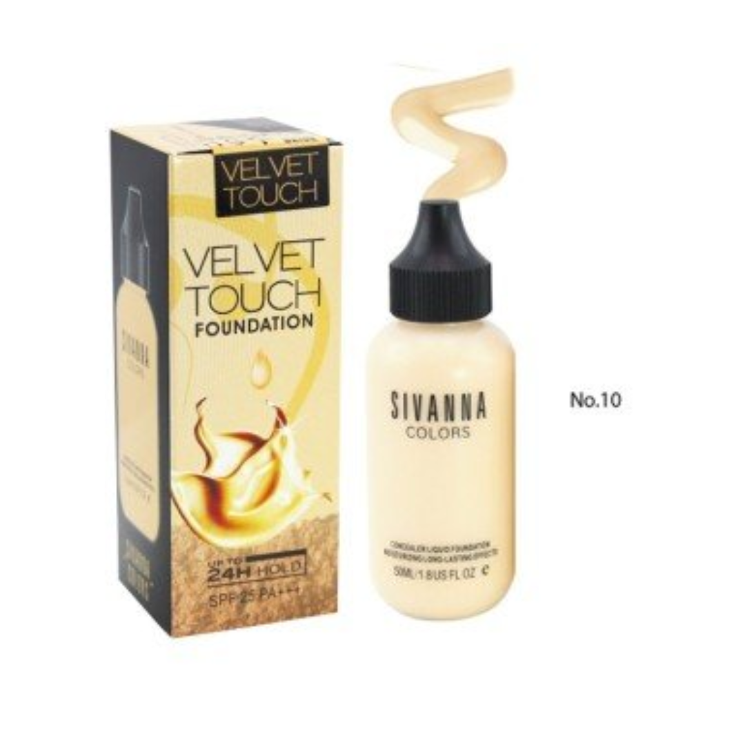 SIVANNA CONCEALER LIQUID FOUNDATION 50GM NO10