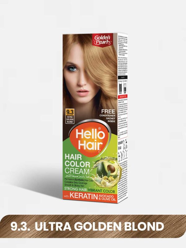 HELLO HAIR COLOR CREAM ULTRA GOLDEN BLOND 9.3