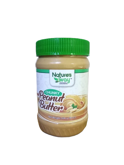 NATURES WAY CHUNKY PEANUT BUTTER 510GM