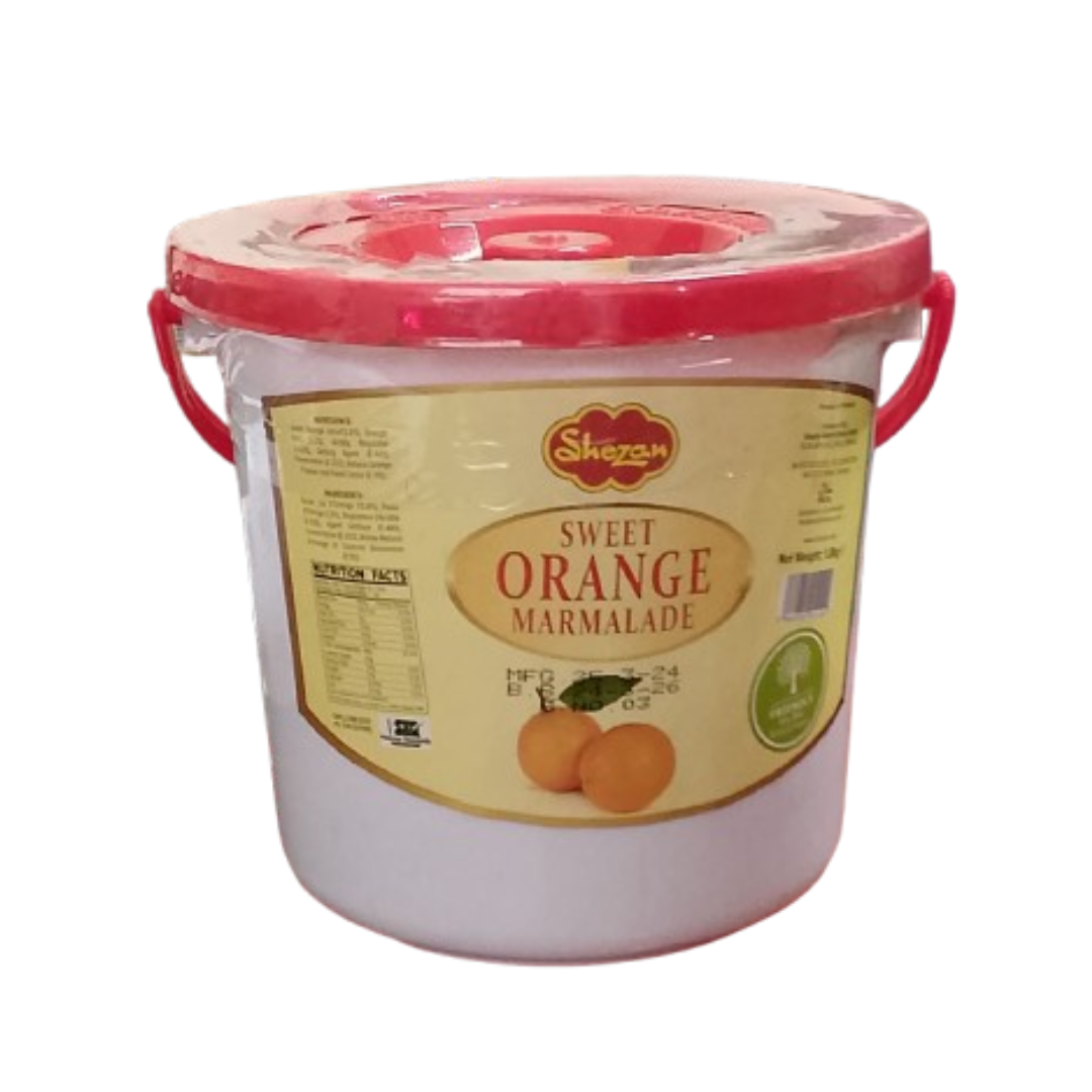 SHEZAN SWEET ORANGE MARMALADE JAM BUCKET 1.8KG