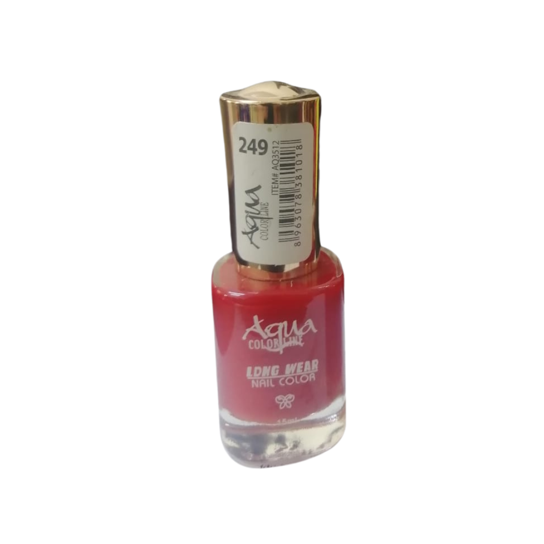 AQUA COLORLINE LONG WEAR NAIL POLLISH 15ML NO. 249