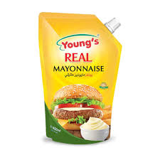 YOUNGS REAL MAYONNAISE POUCH 450ML