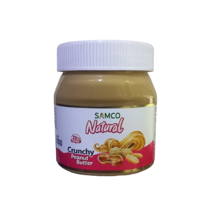 SAMCO NATURAL PEANUT BUTTER CRUNCHY 350GM